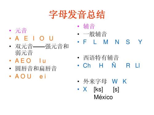 標準西班牙語發音入門